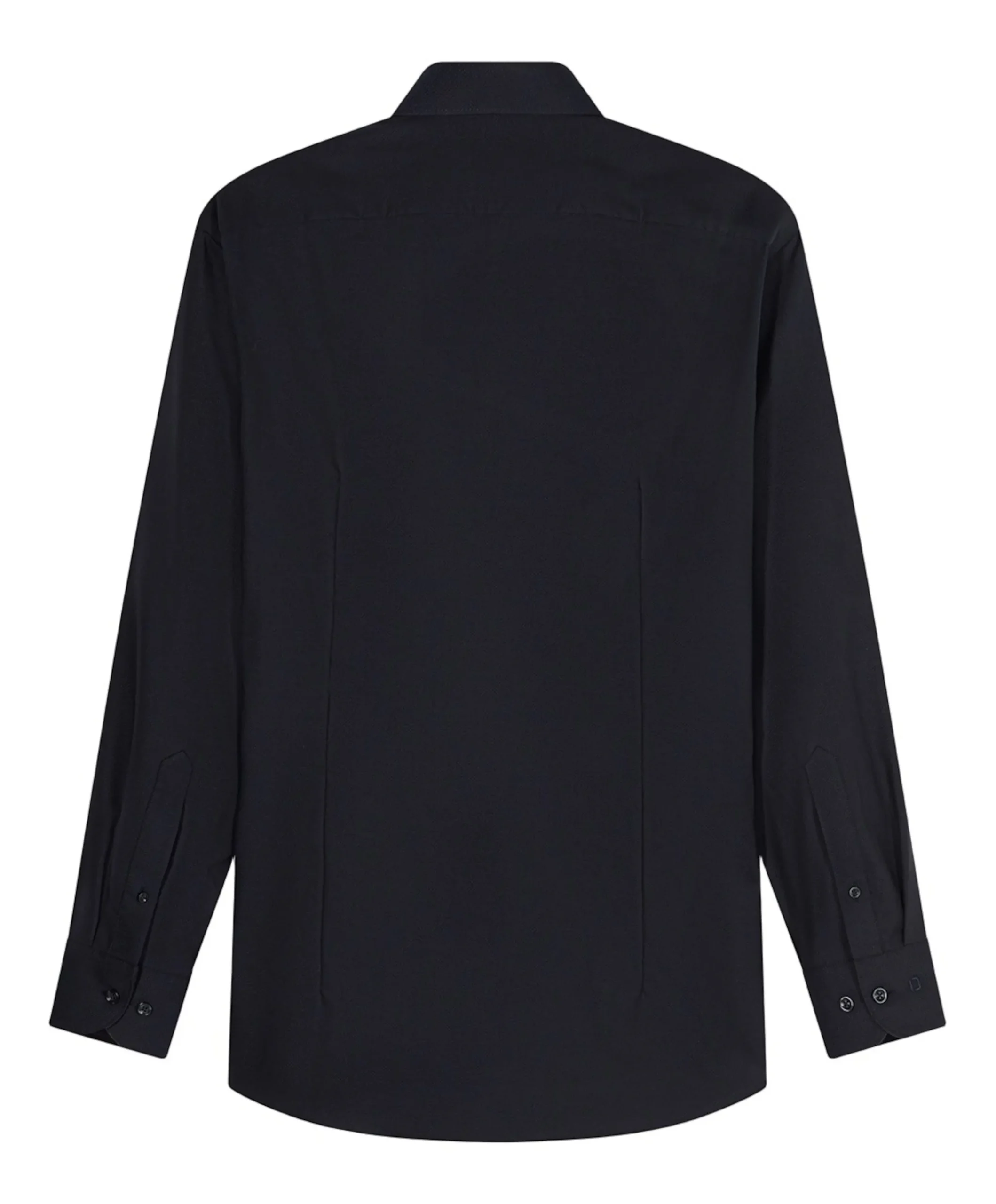 Heren overhemd extra lange mouw blauw