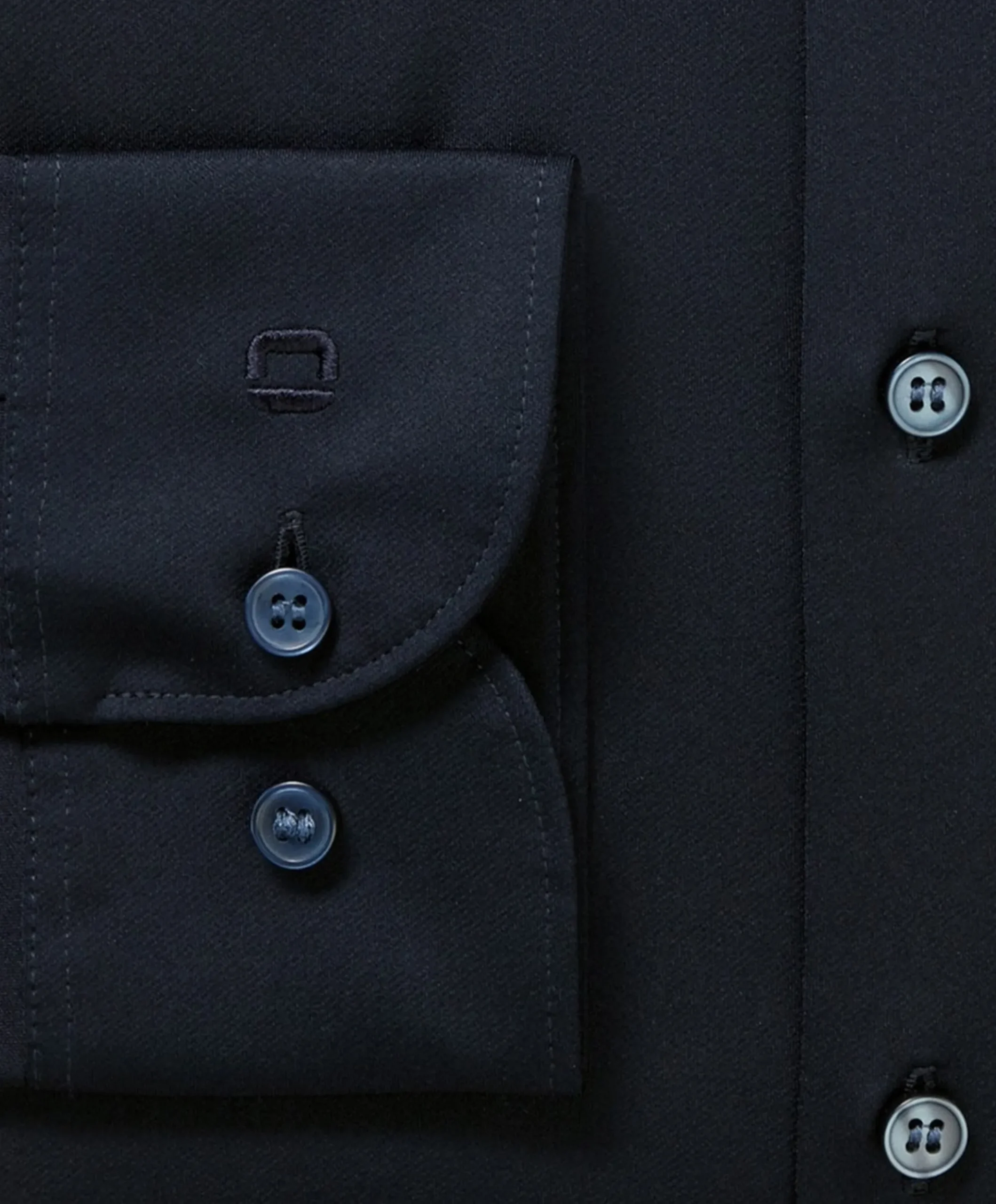 Heren overhemd extra lange mouw blauw