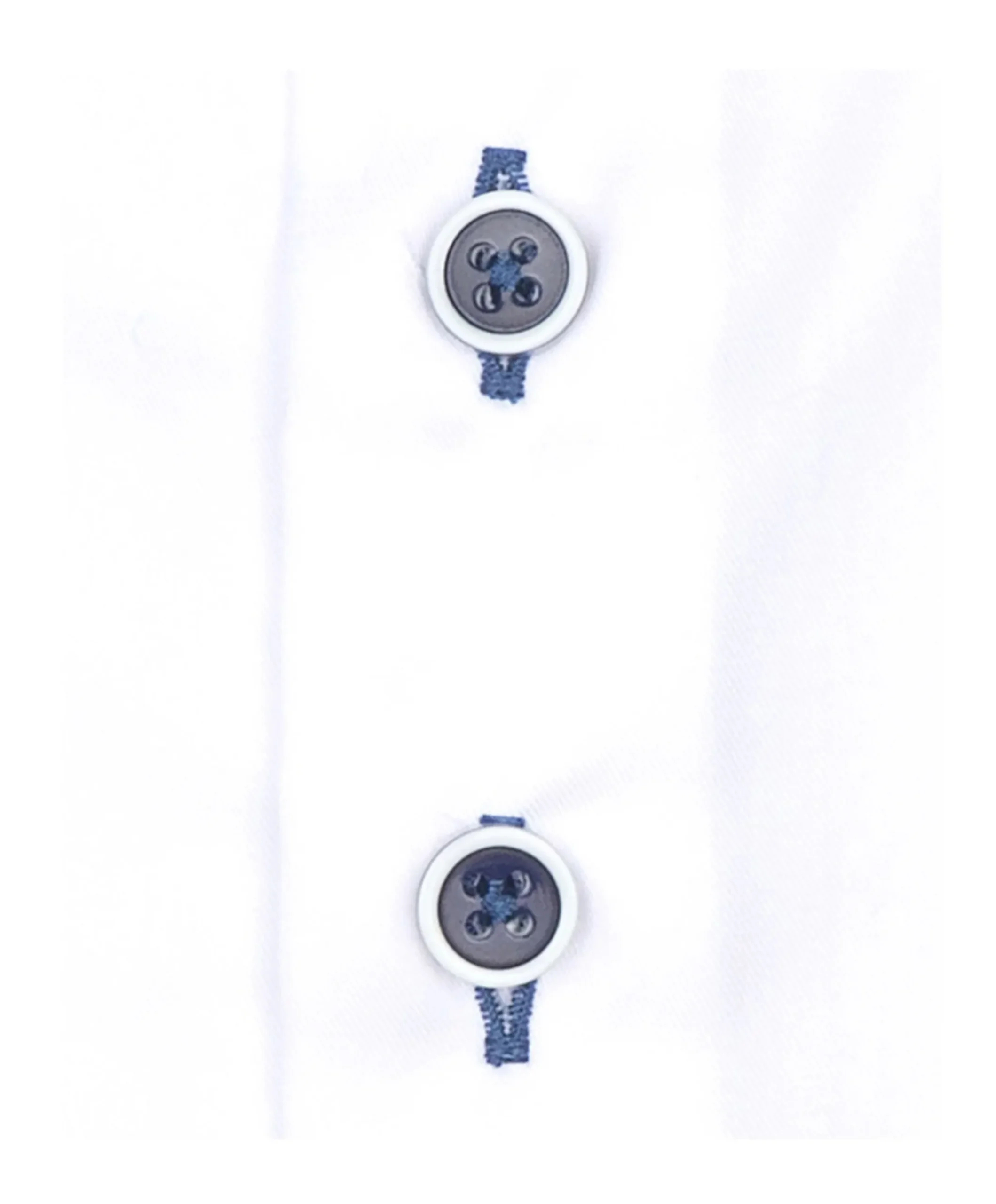 Heren overhemd extra lange mouw wit