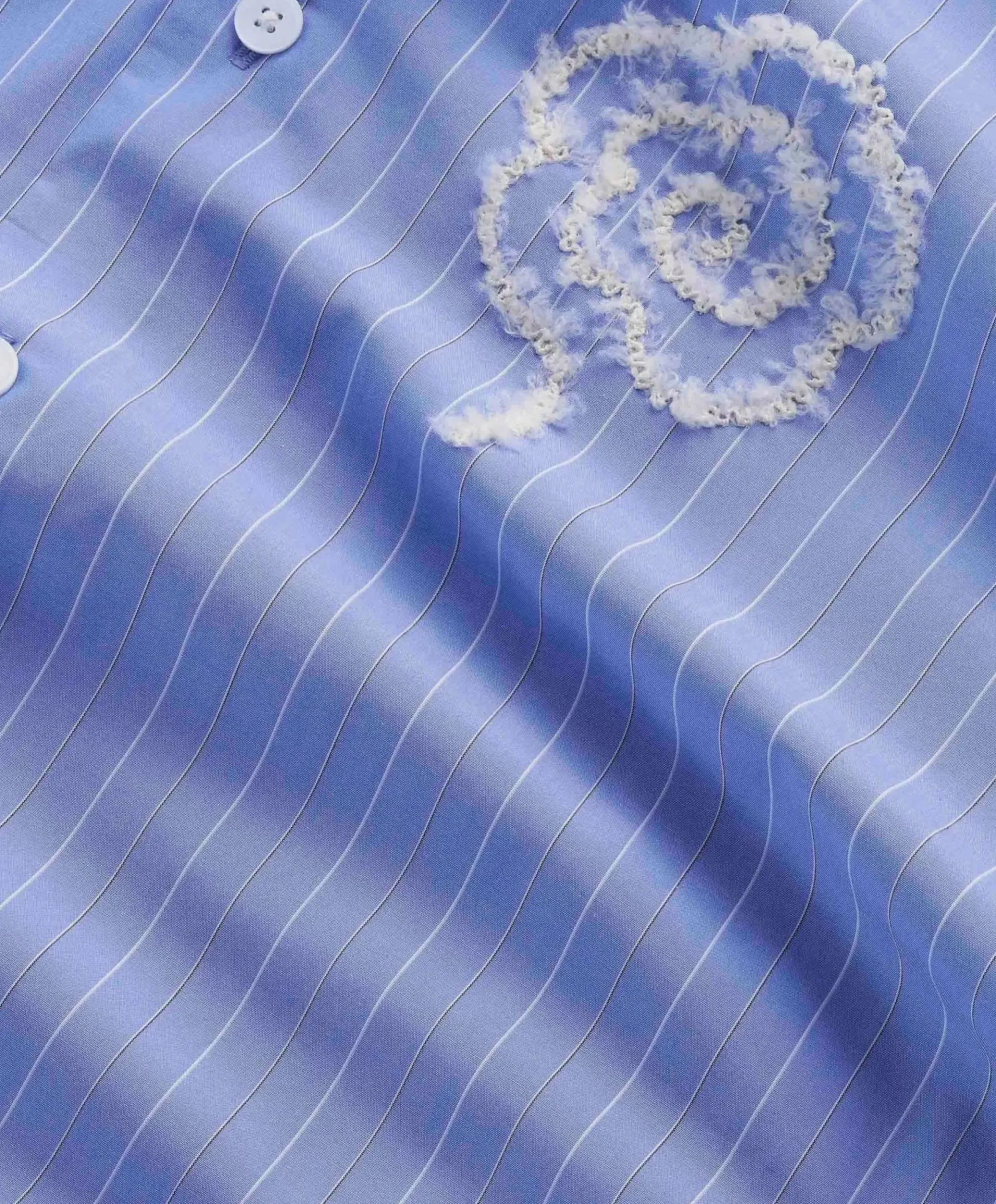 Heren overhemd lange mouw blauw