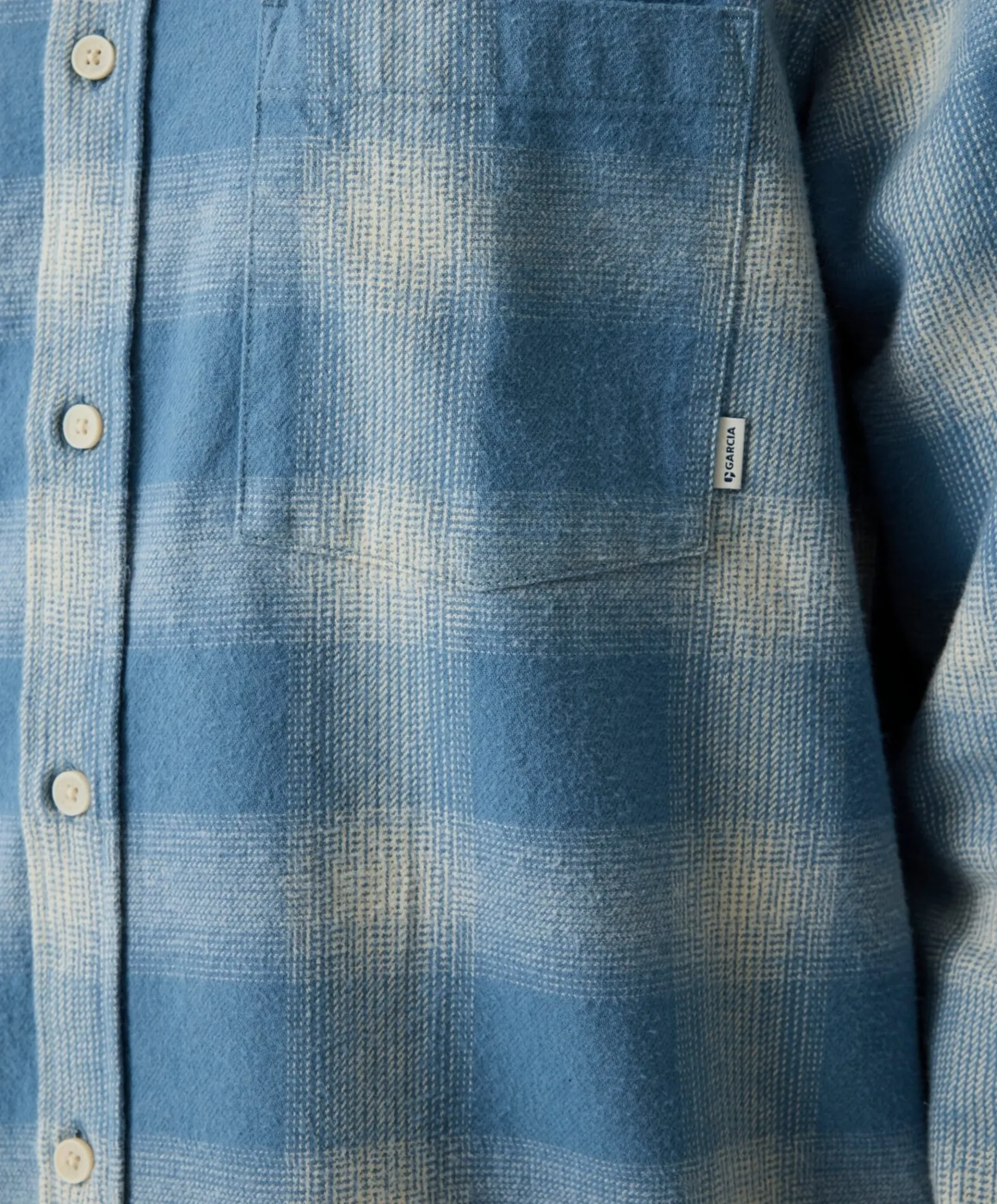 Heren overhemd lange mouw blauw