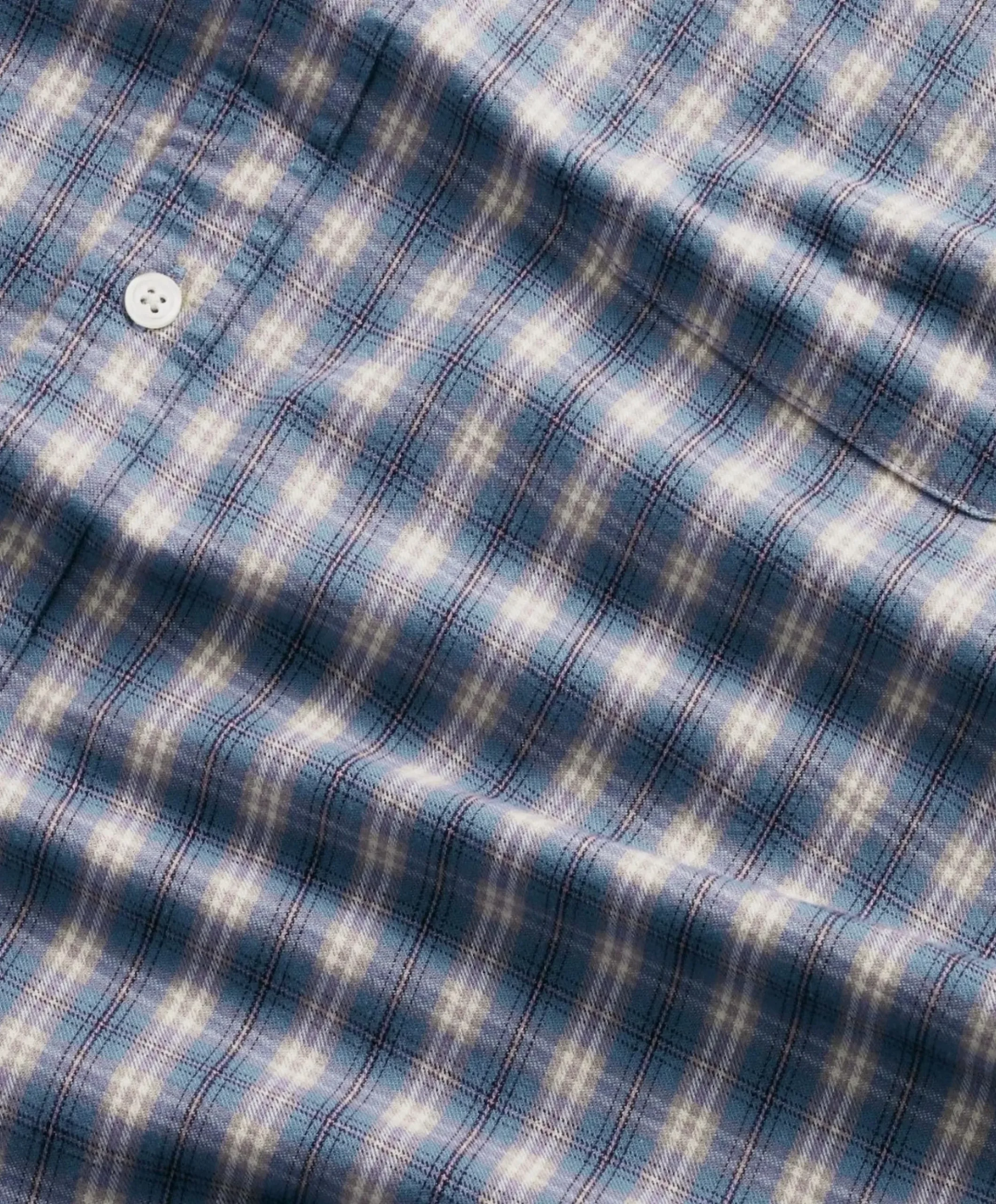 Heren overhemd lange mouw blauw