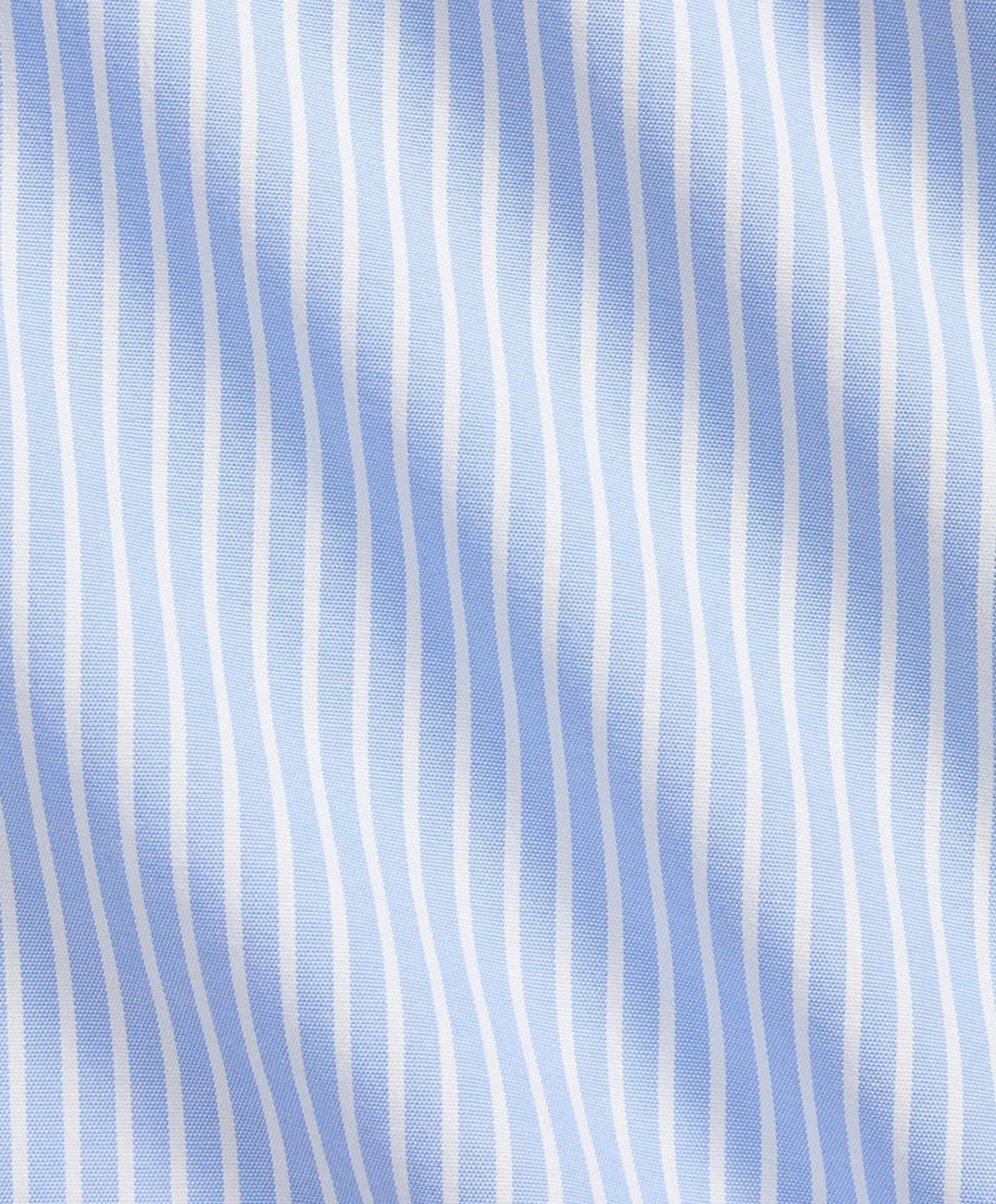 Heren overhemd lange mouw blauw