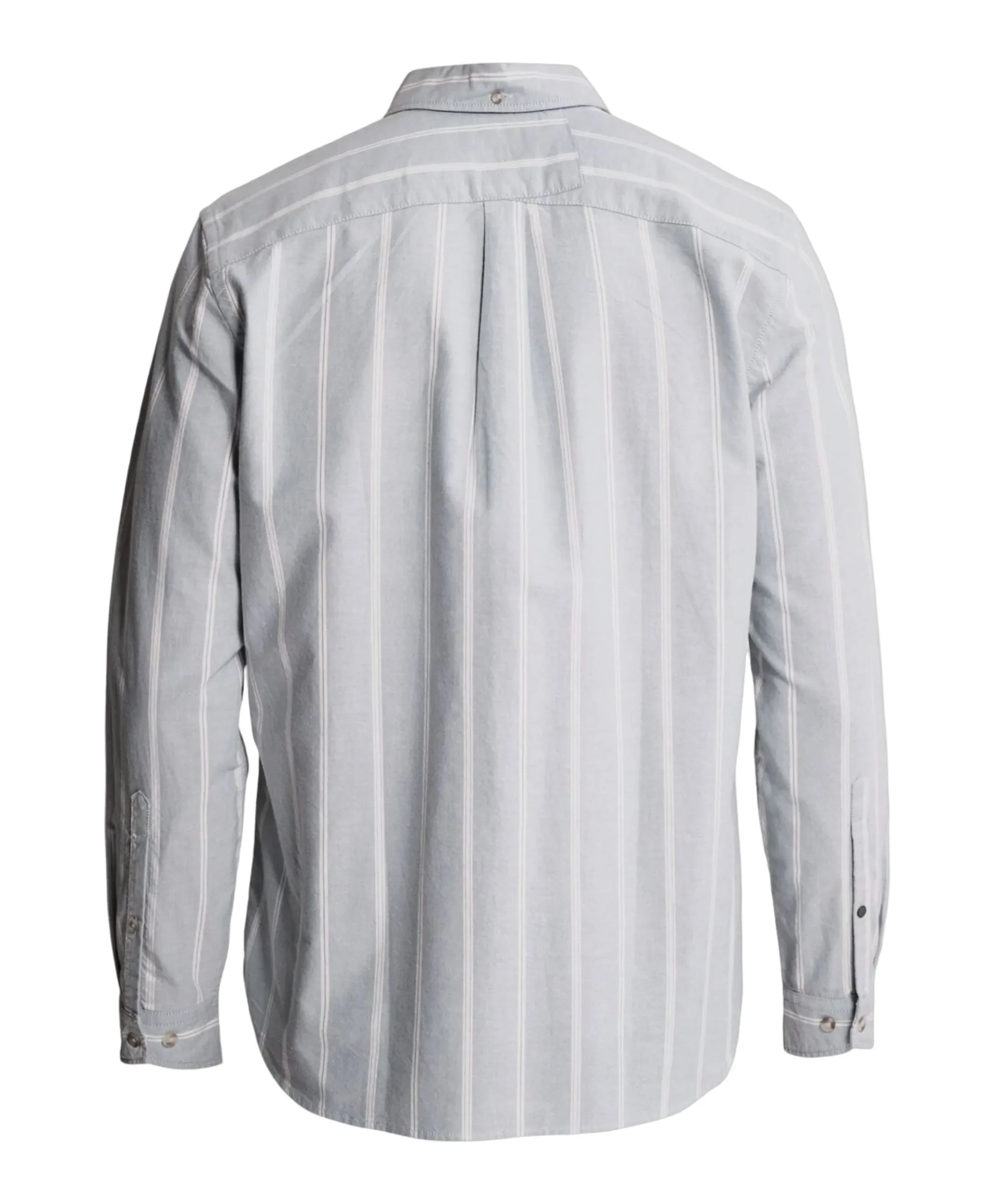 Heren overhemd lange mouw blauw