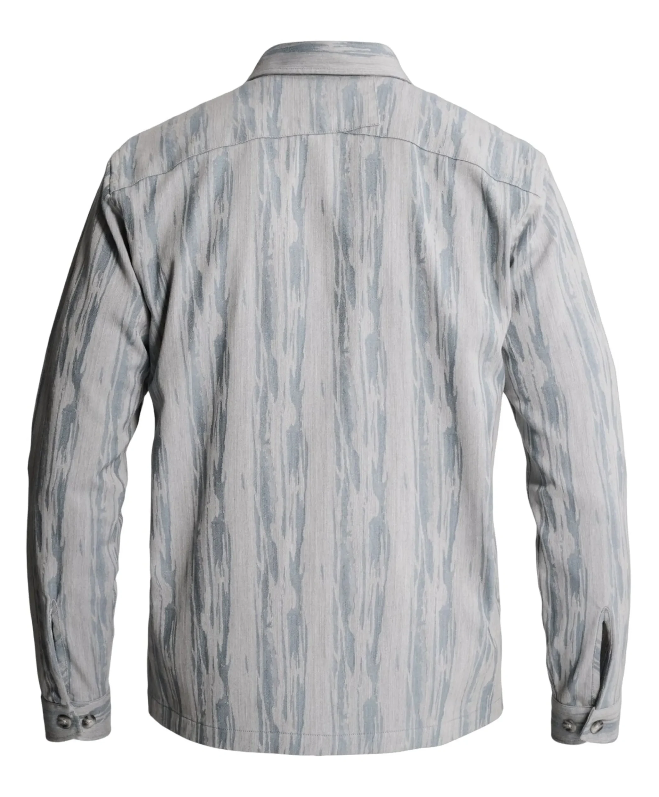 Heren overhemd lange mouw blauw