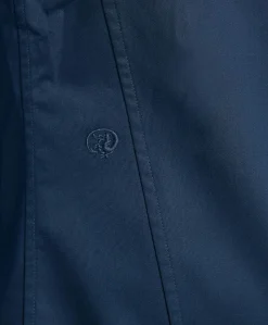 Heren overhemd lange mouw blauw