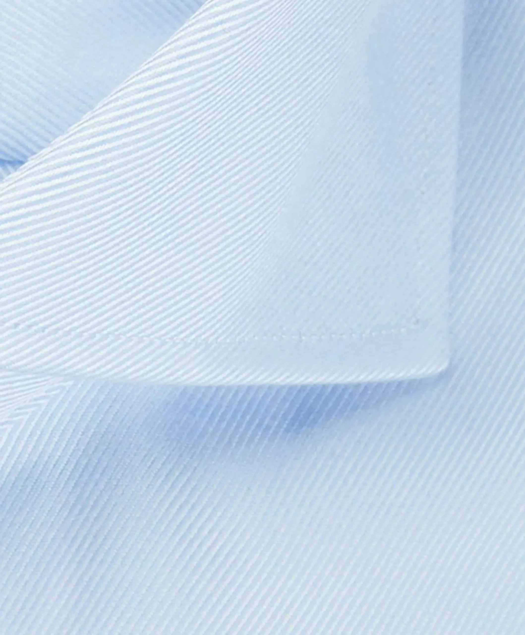 Heren overhemd lange mouw blauw