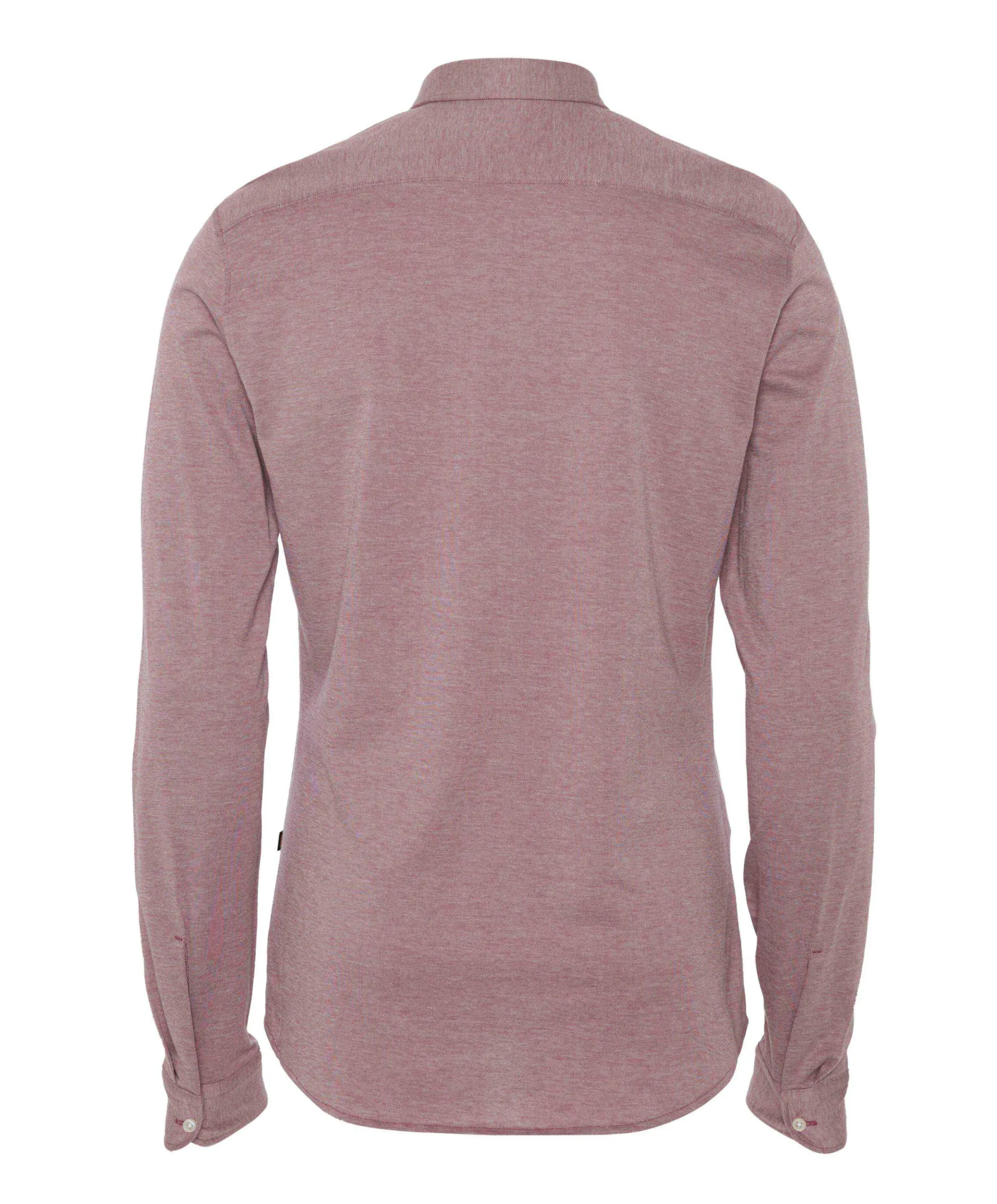 Heren overhemd lange mouw rood