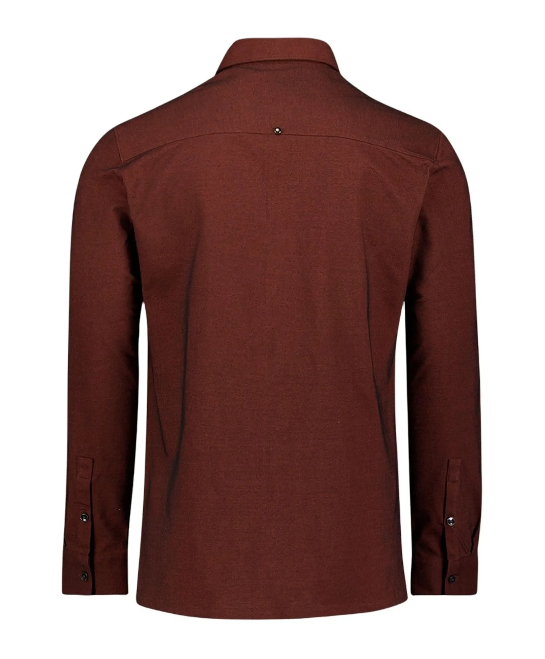Heren overhemd lange mouw rood