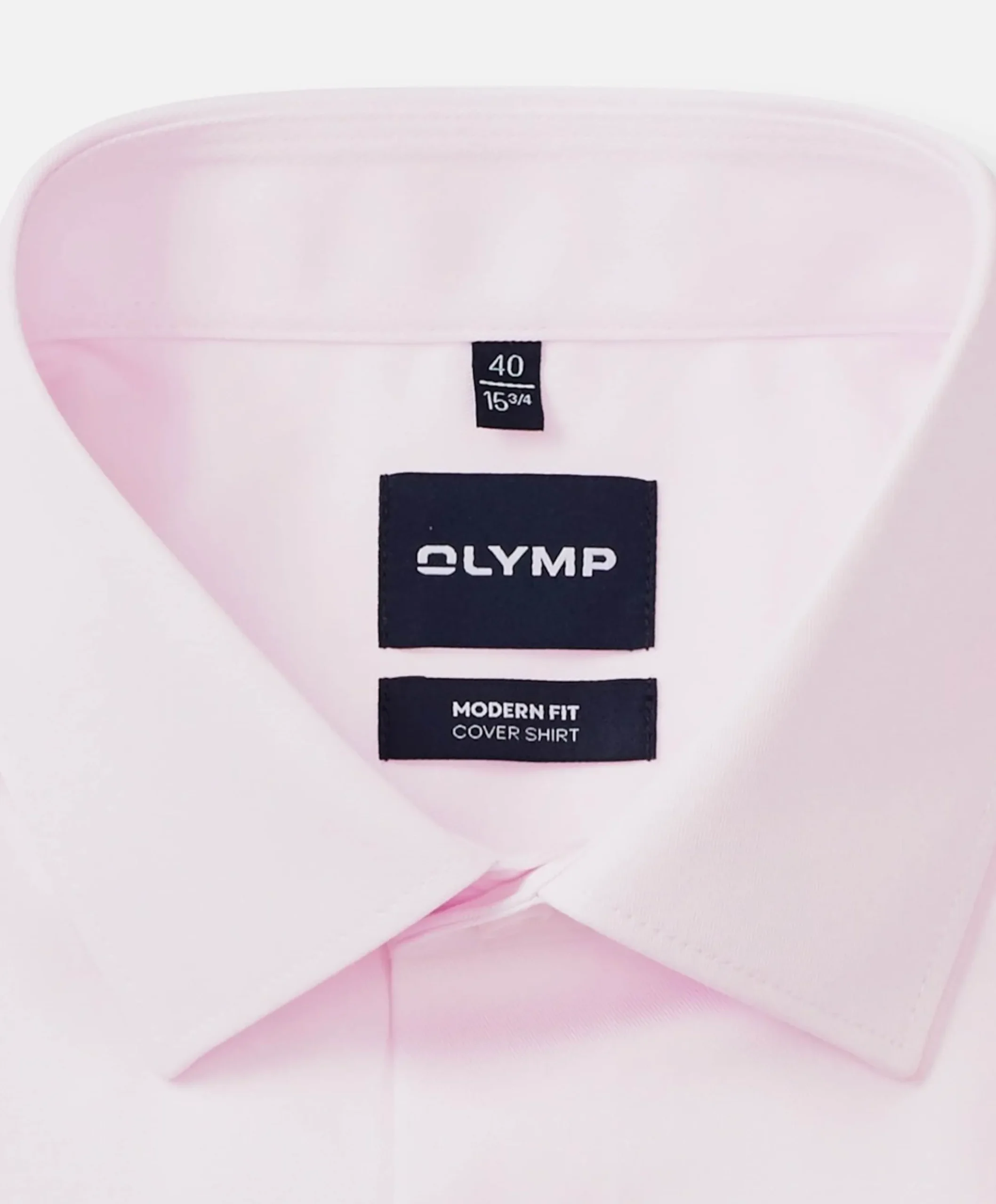 Heren overhemd lange mouw roze