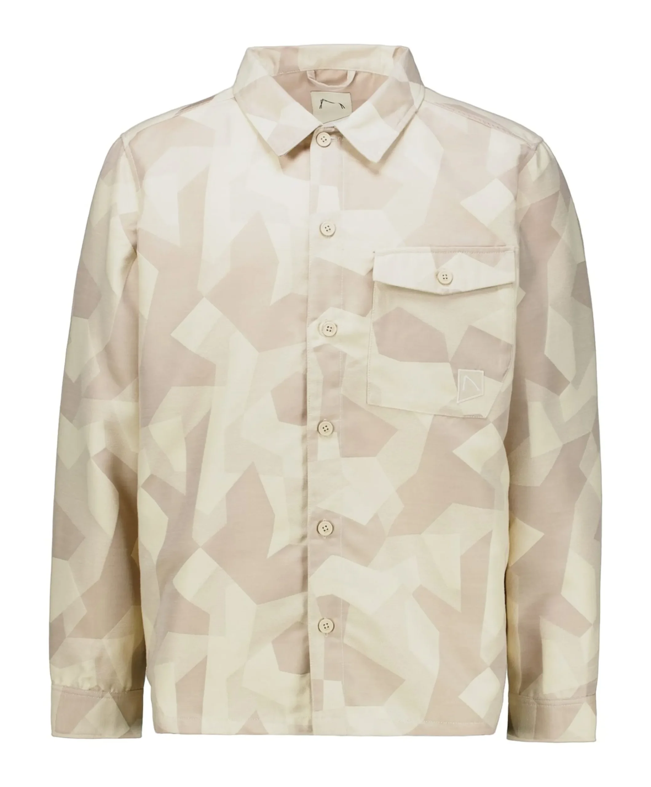 Heren overshirt beige