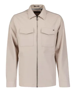 Heren overshirt beige
