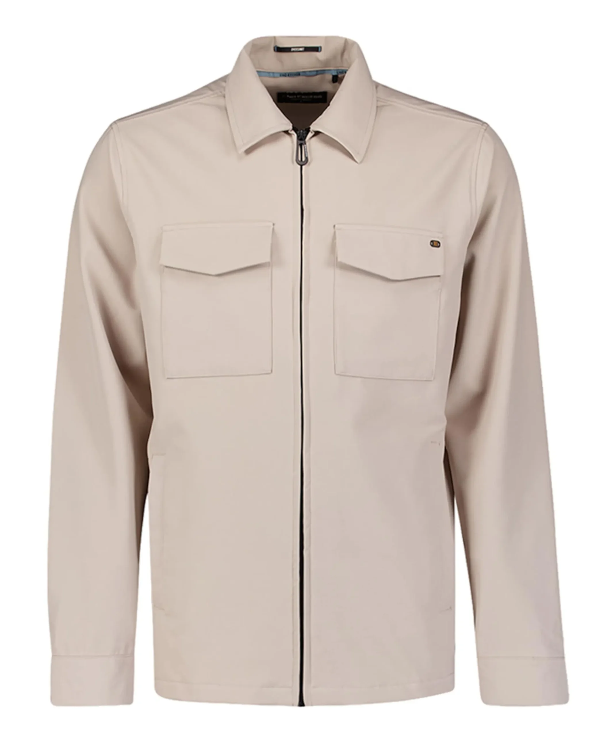 Heren overshirt beige
