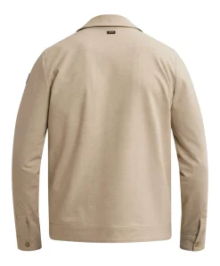Heren overshirt beige
