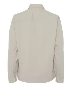 Heren overshirt beige
