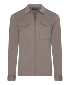Heren overshirt beige