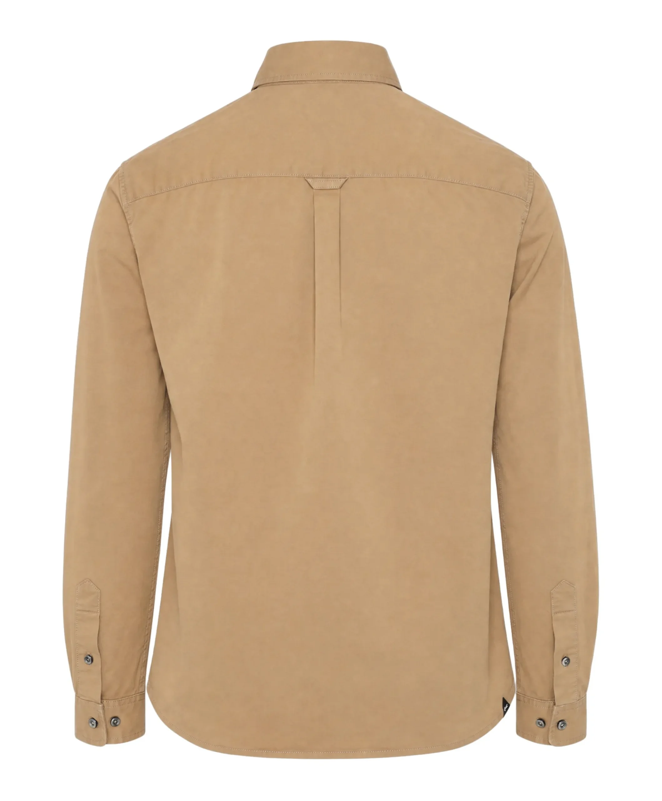 Heren overshirt beige