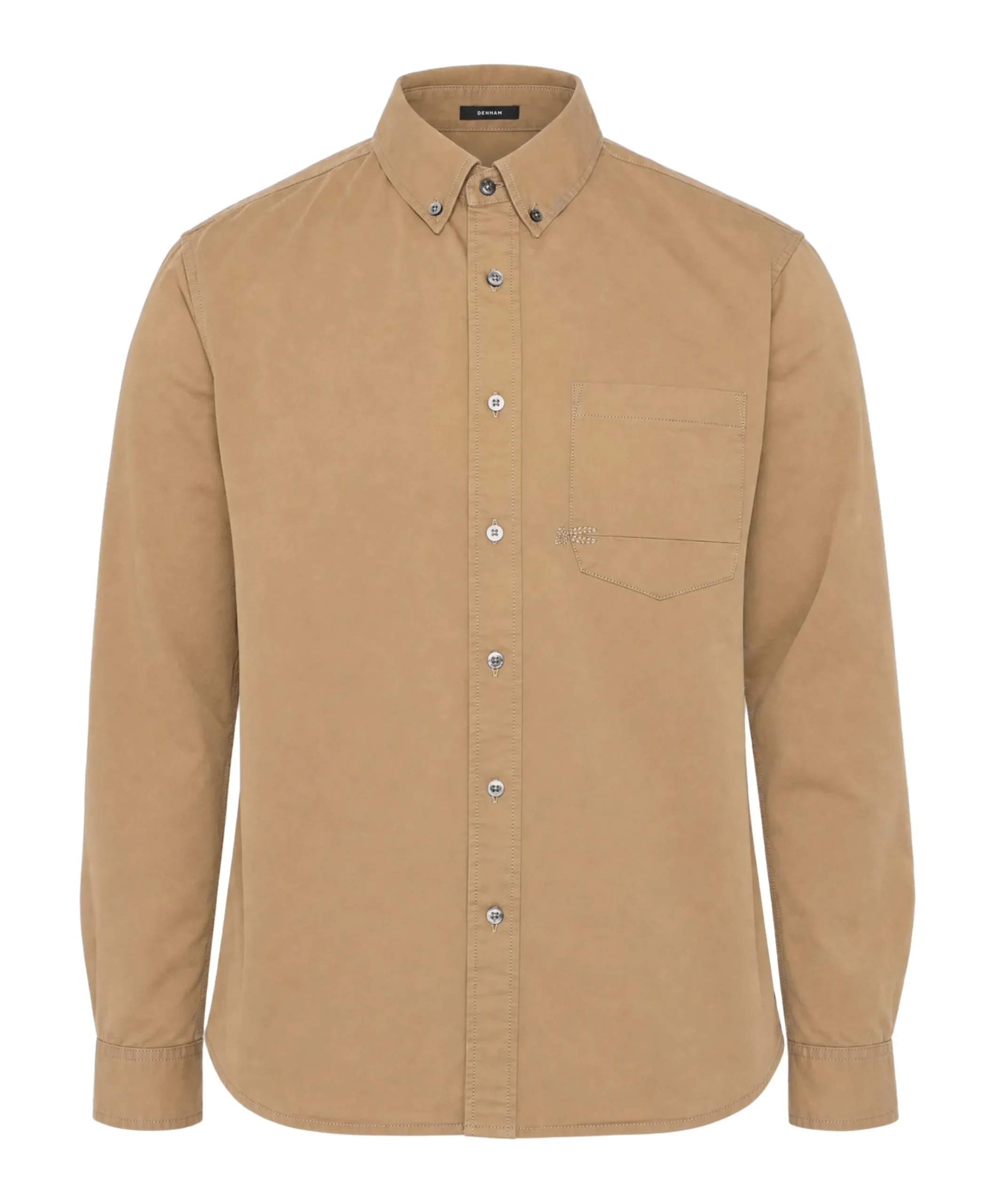 Heren overshirt beige