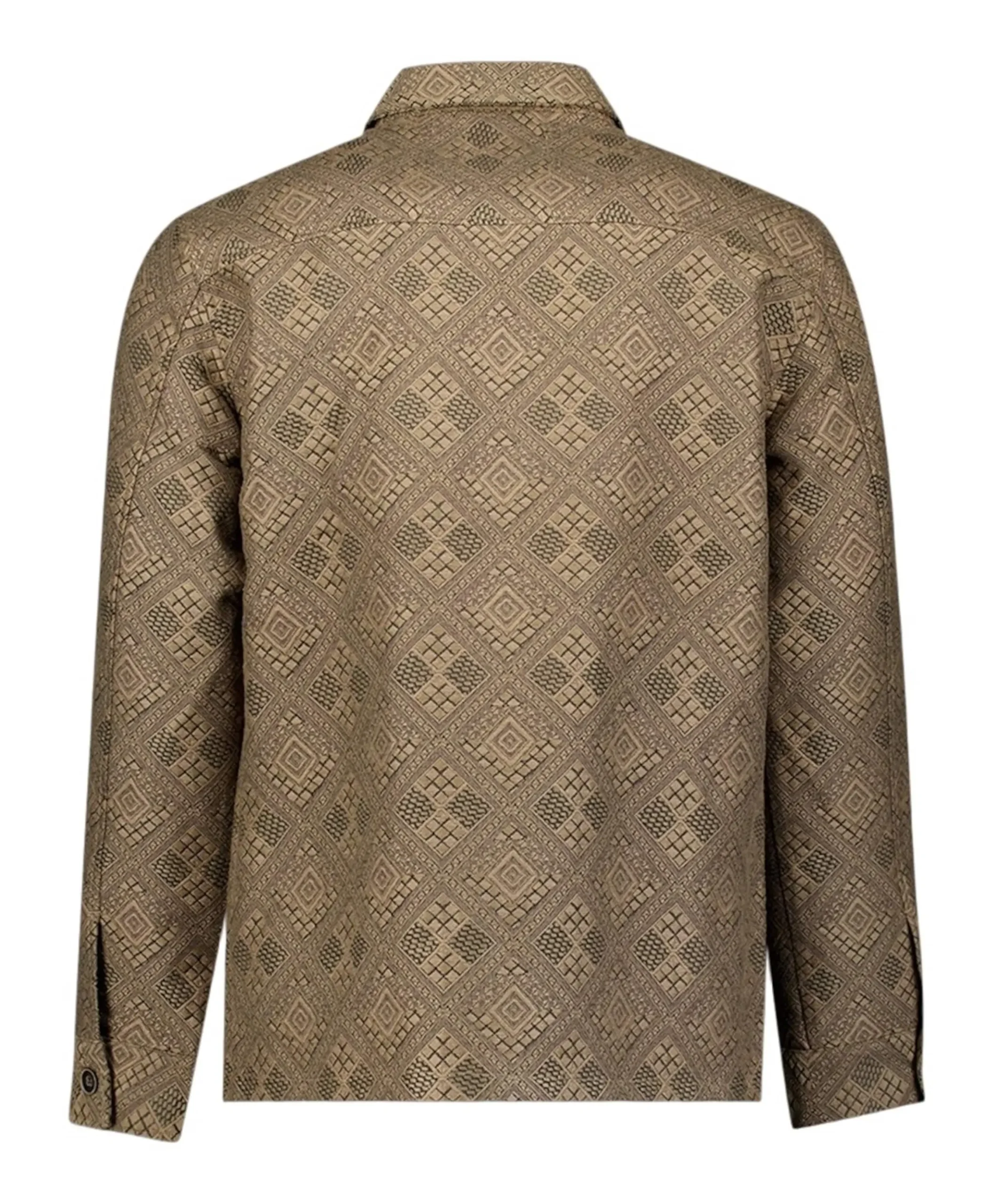 Heren overshirt beige