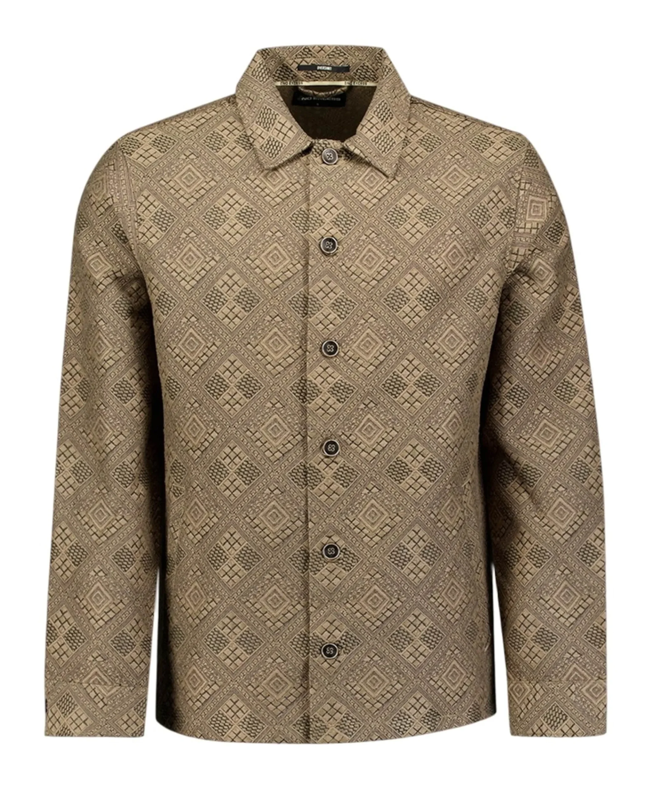 Heren overshirt beige