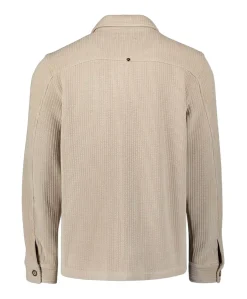 Heren overshirt beige