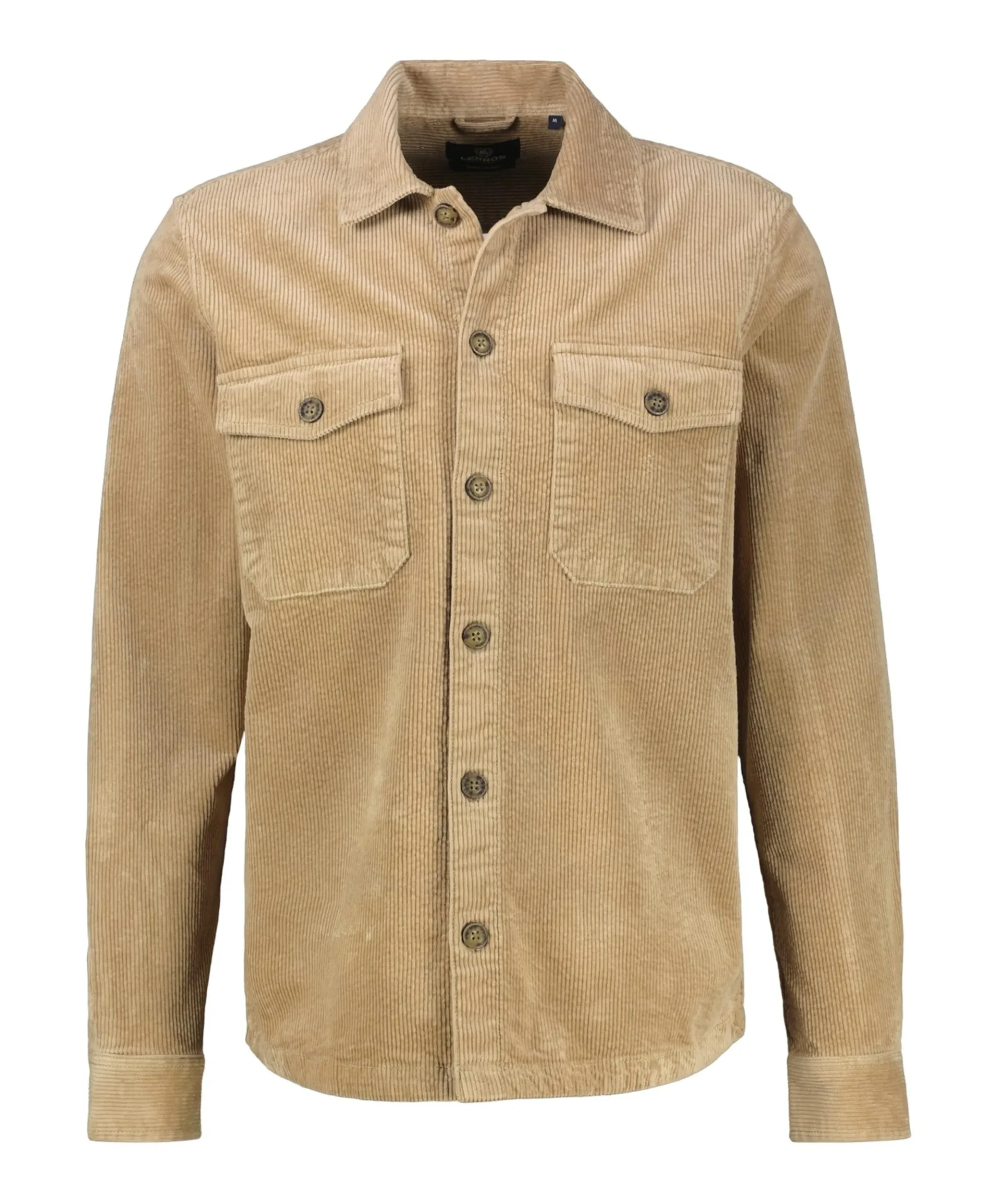 Heren overshirt beige