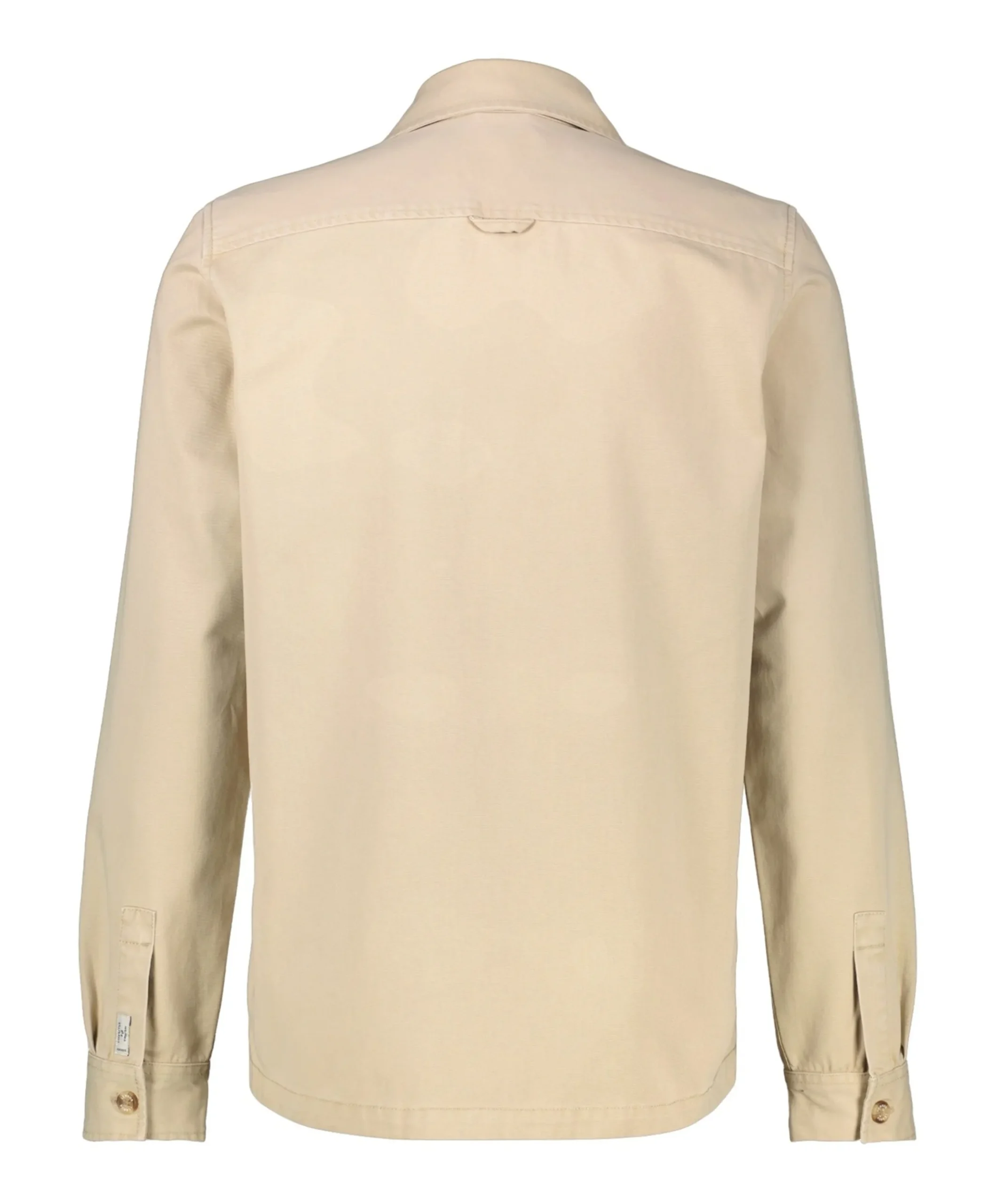Heren overshirt beige