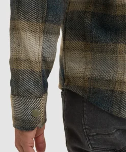 Heren overshirt blauw