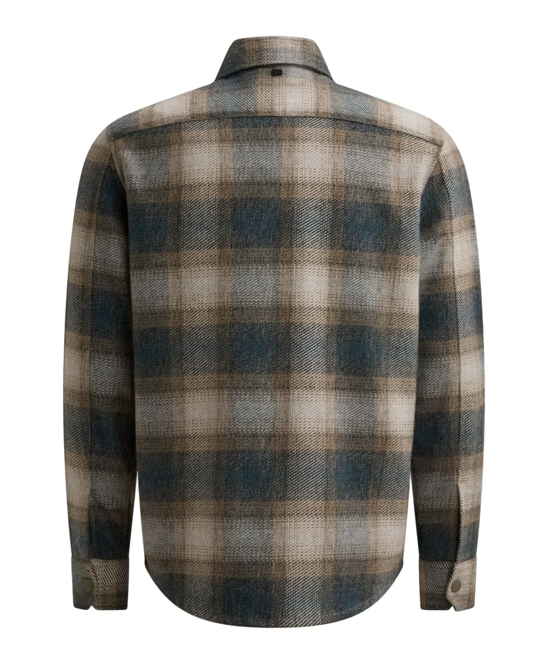 Heren overshirt blauw