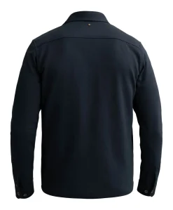 Heren overshirt blauw