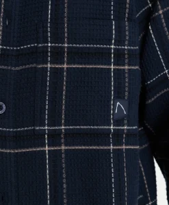 Heren overshirt blauw