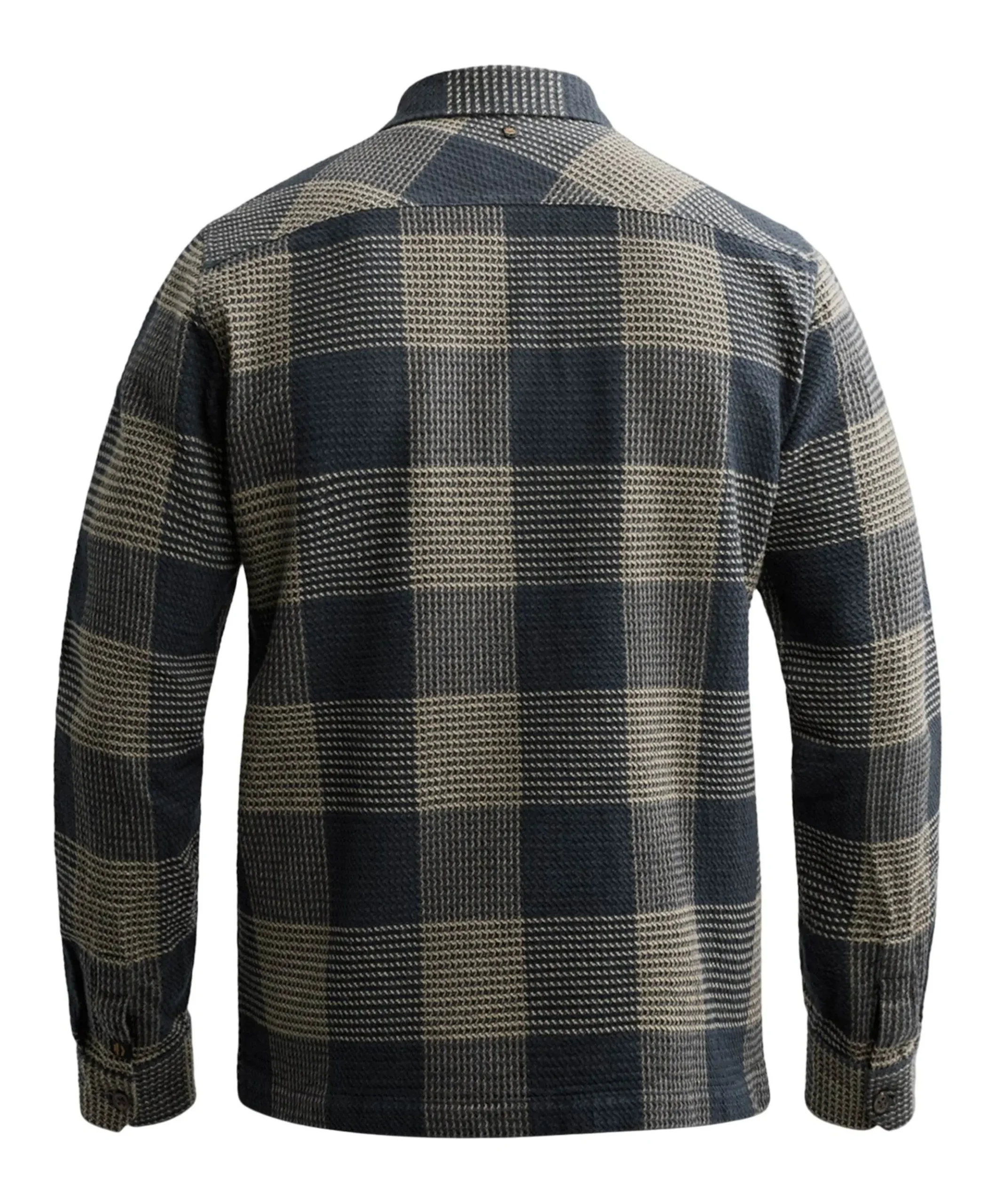 Heren overshirt blauw