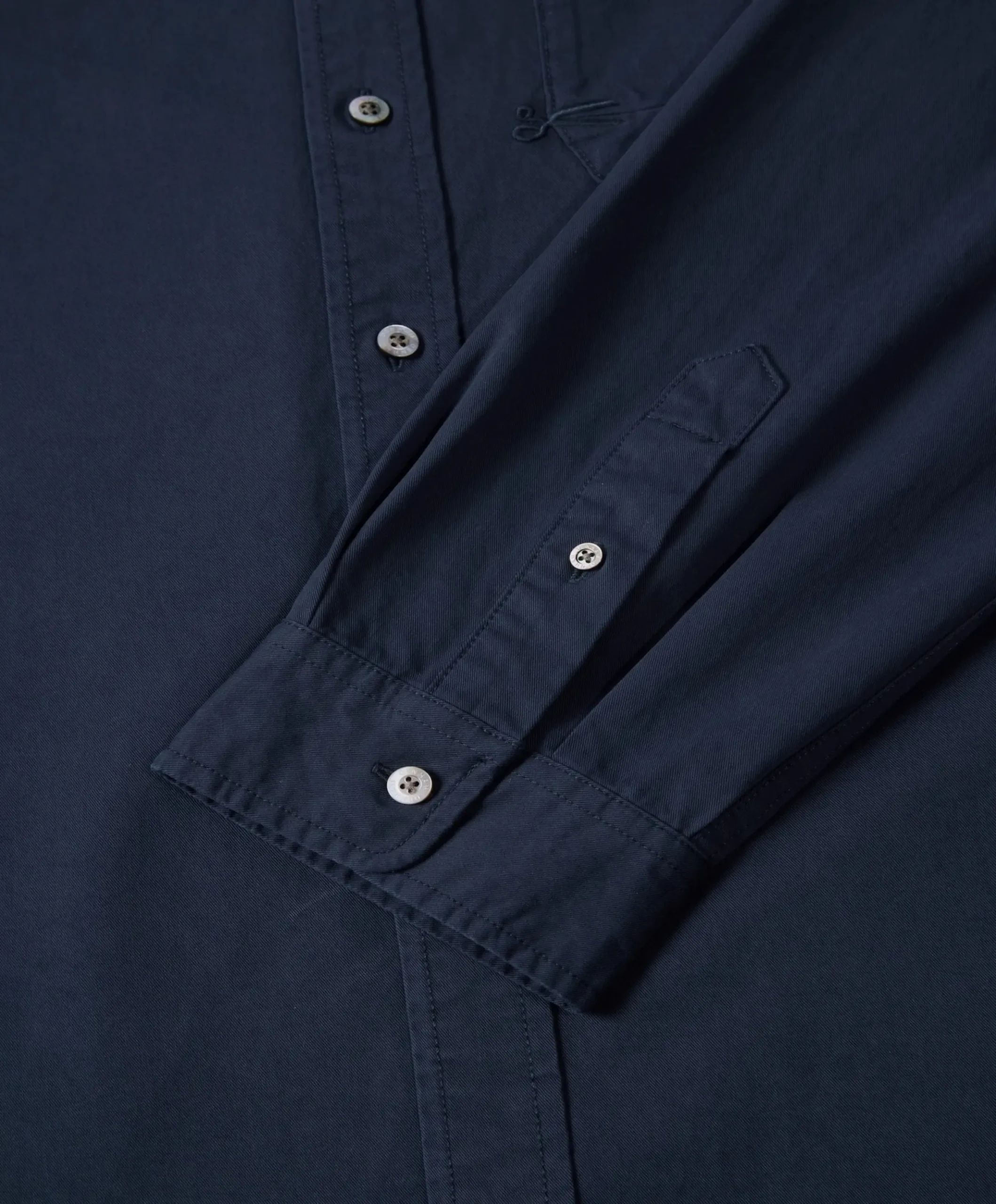 Heren overshirt blauw