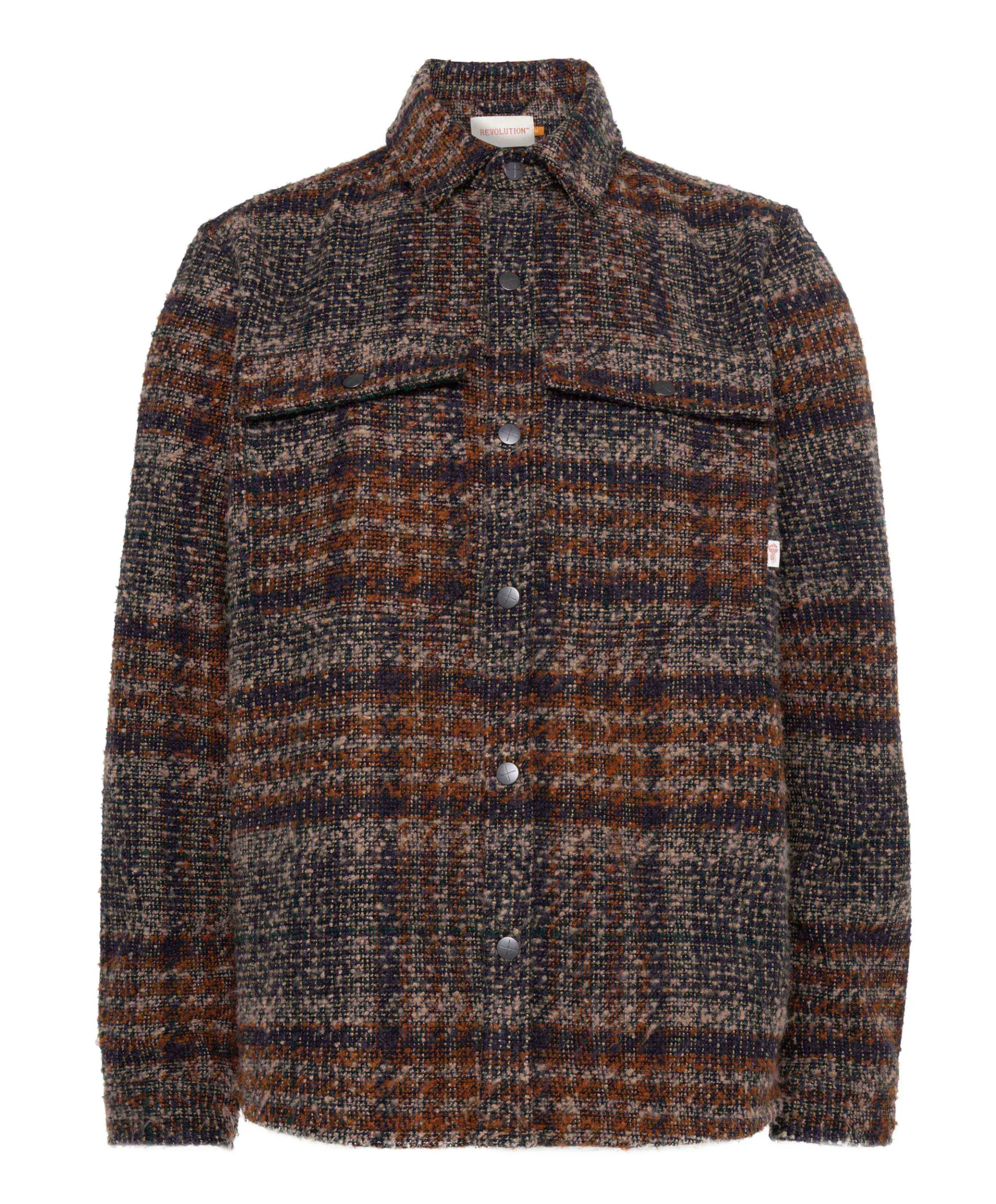Heren overshirt blauw