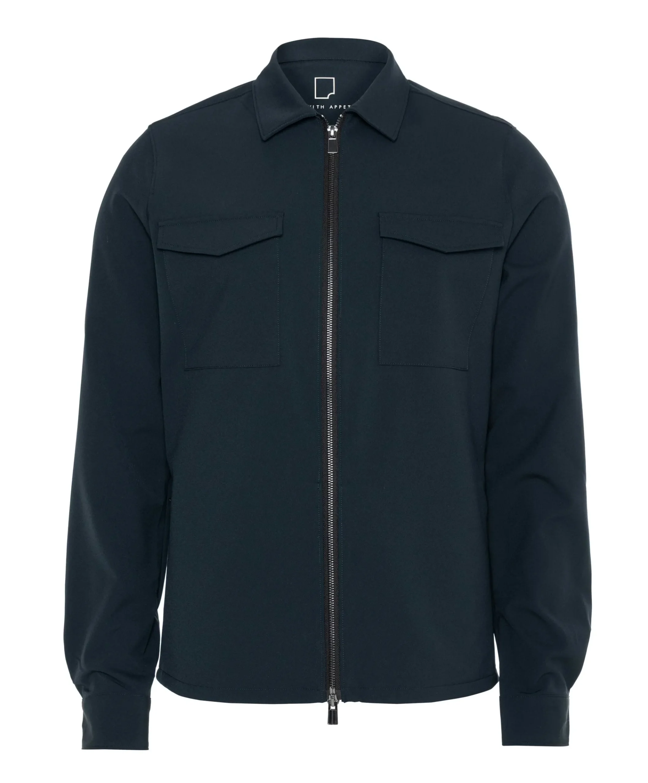 Heren overshirt blauw