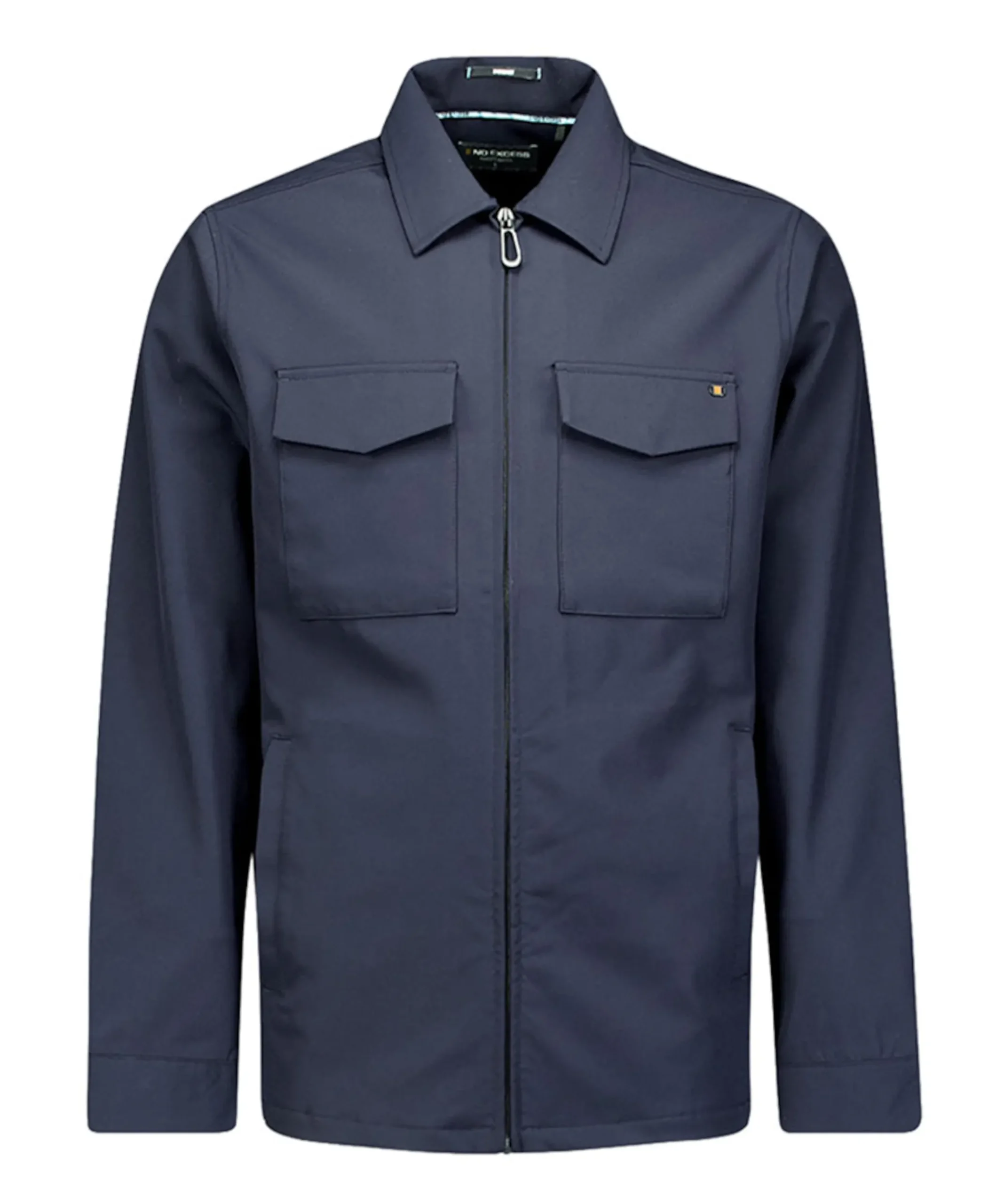 Heren overshirt blauw