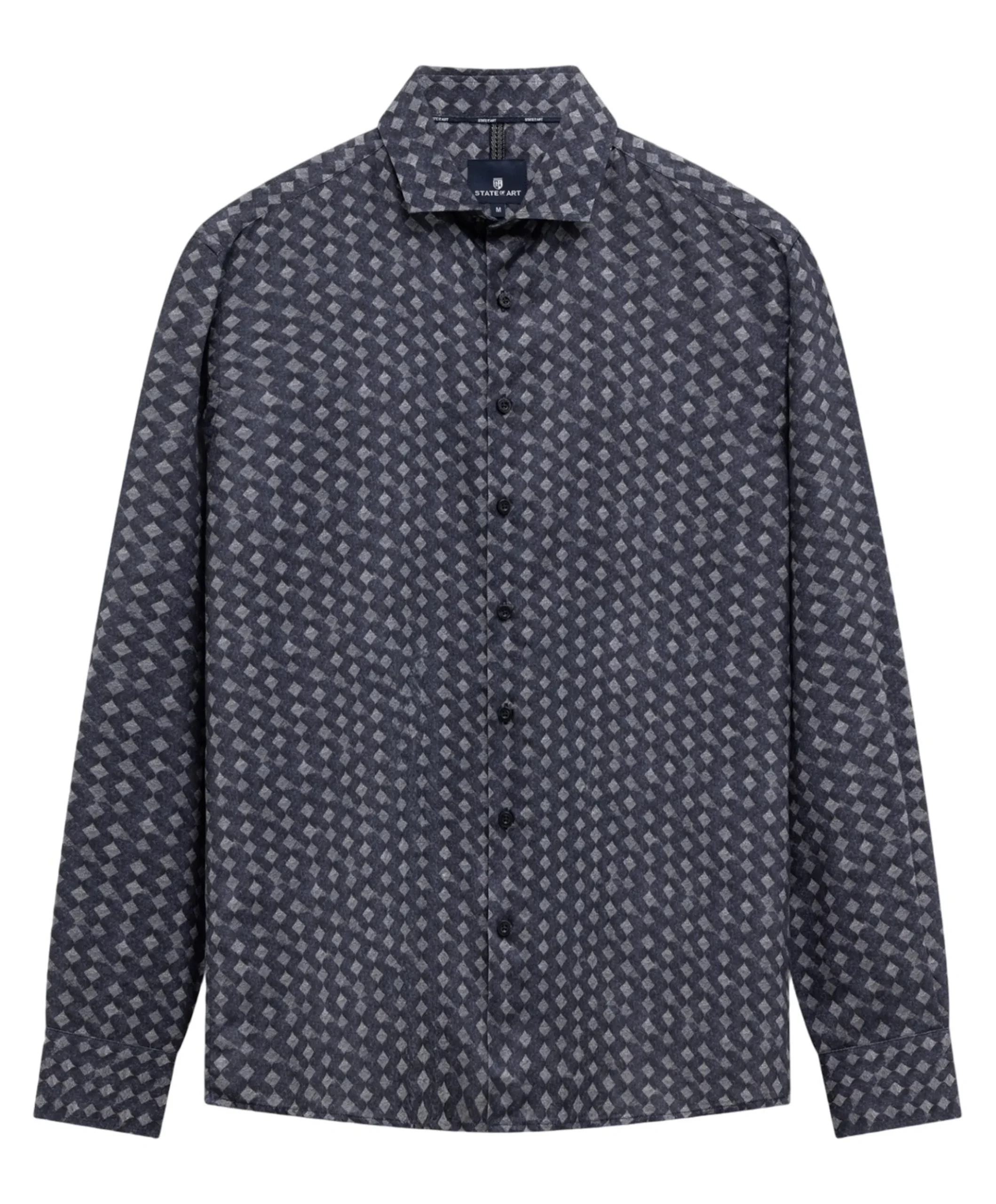 Heren overshirt blauw