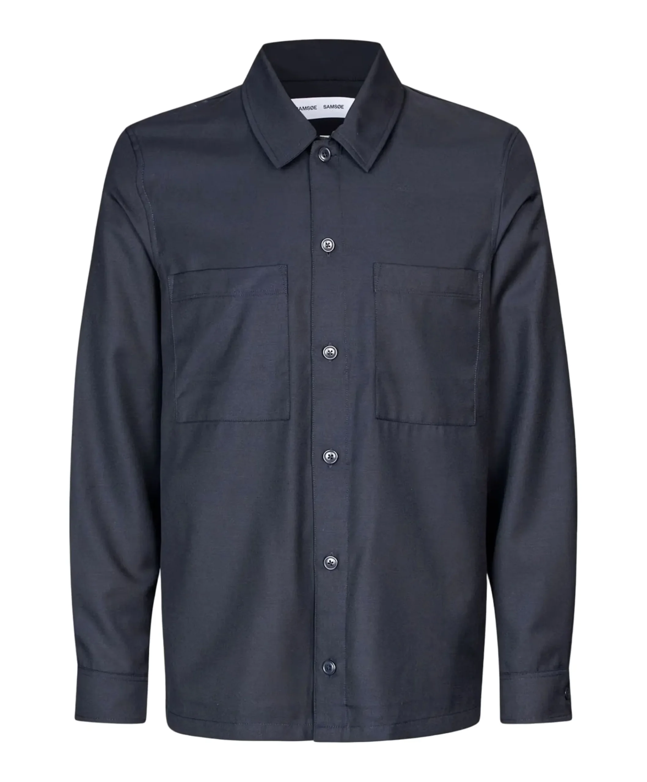 Heren overshirt blauw