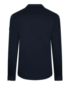 Heren overshirt blauw