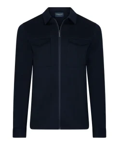 Heren overshirt blauw