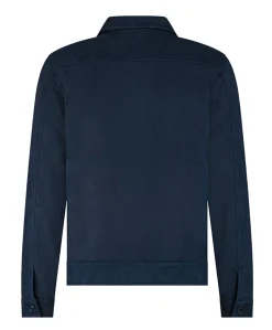 Heren overshirt blauw