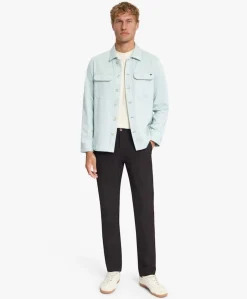 Heren overshirt blauw