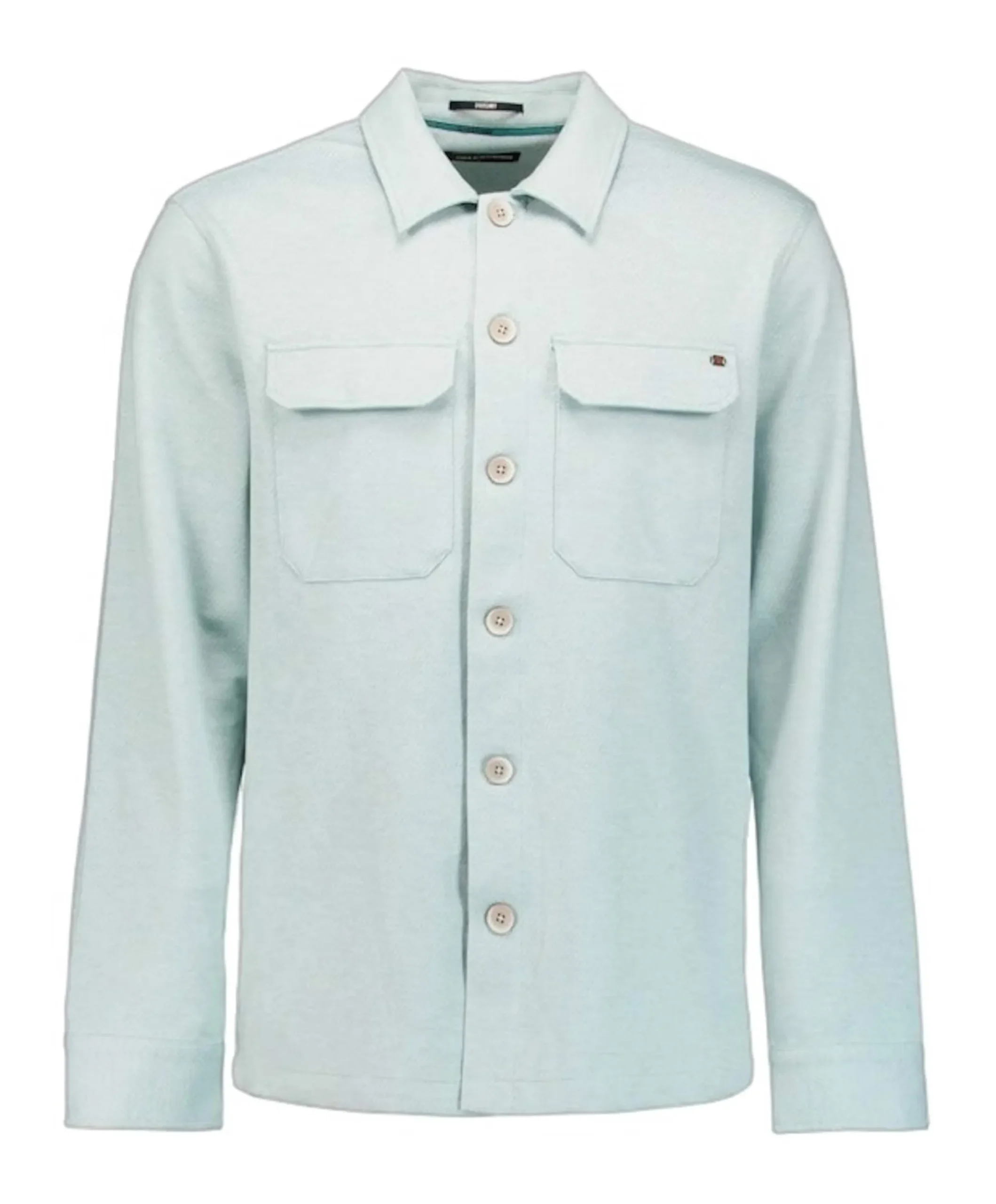 Heren overshirt blauw
