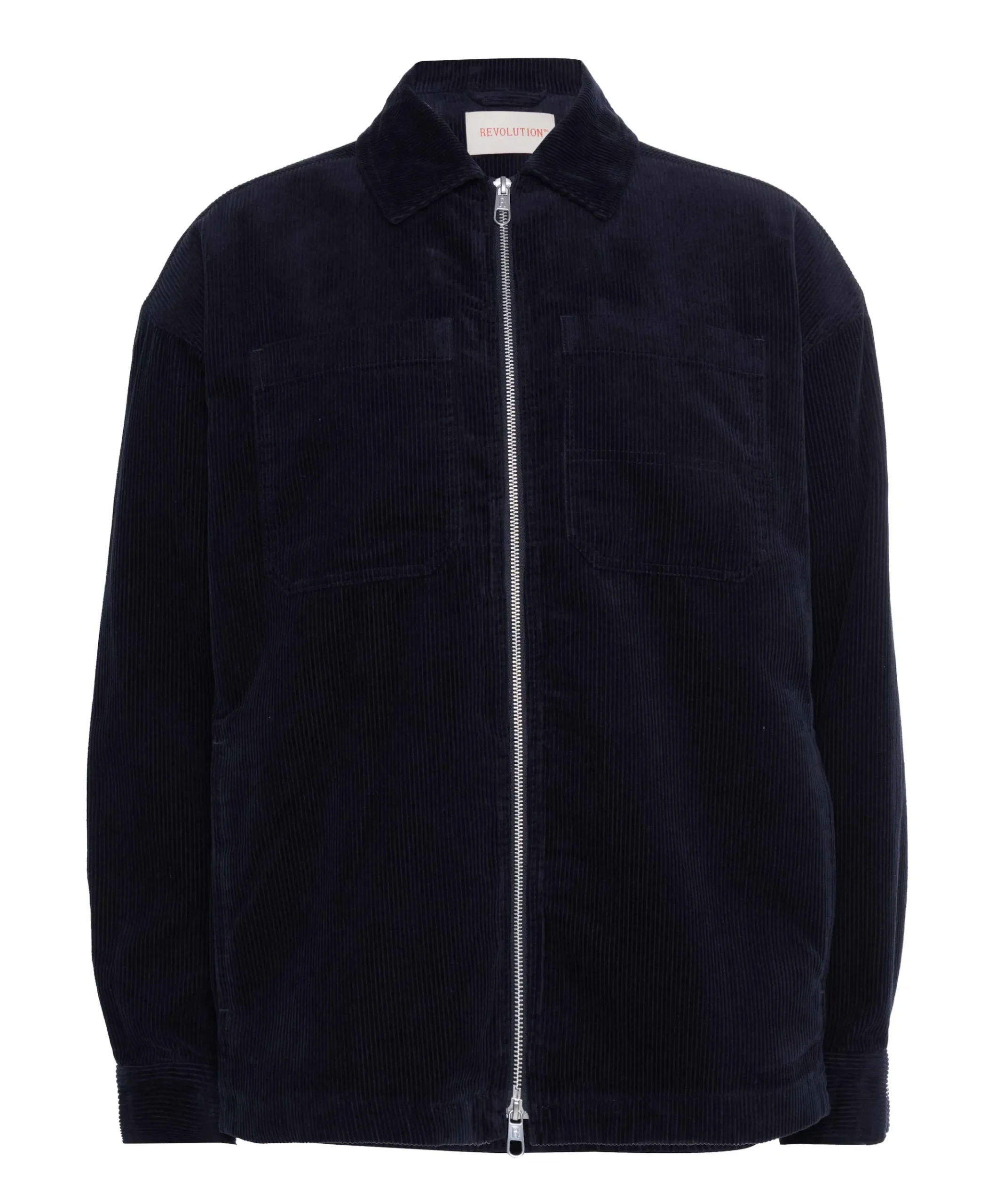 Heren overshirt blauw