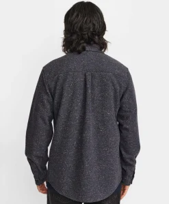 Heren overshirt blauw