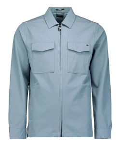 Heren overshirt blauw