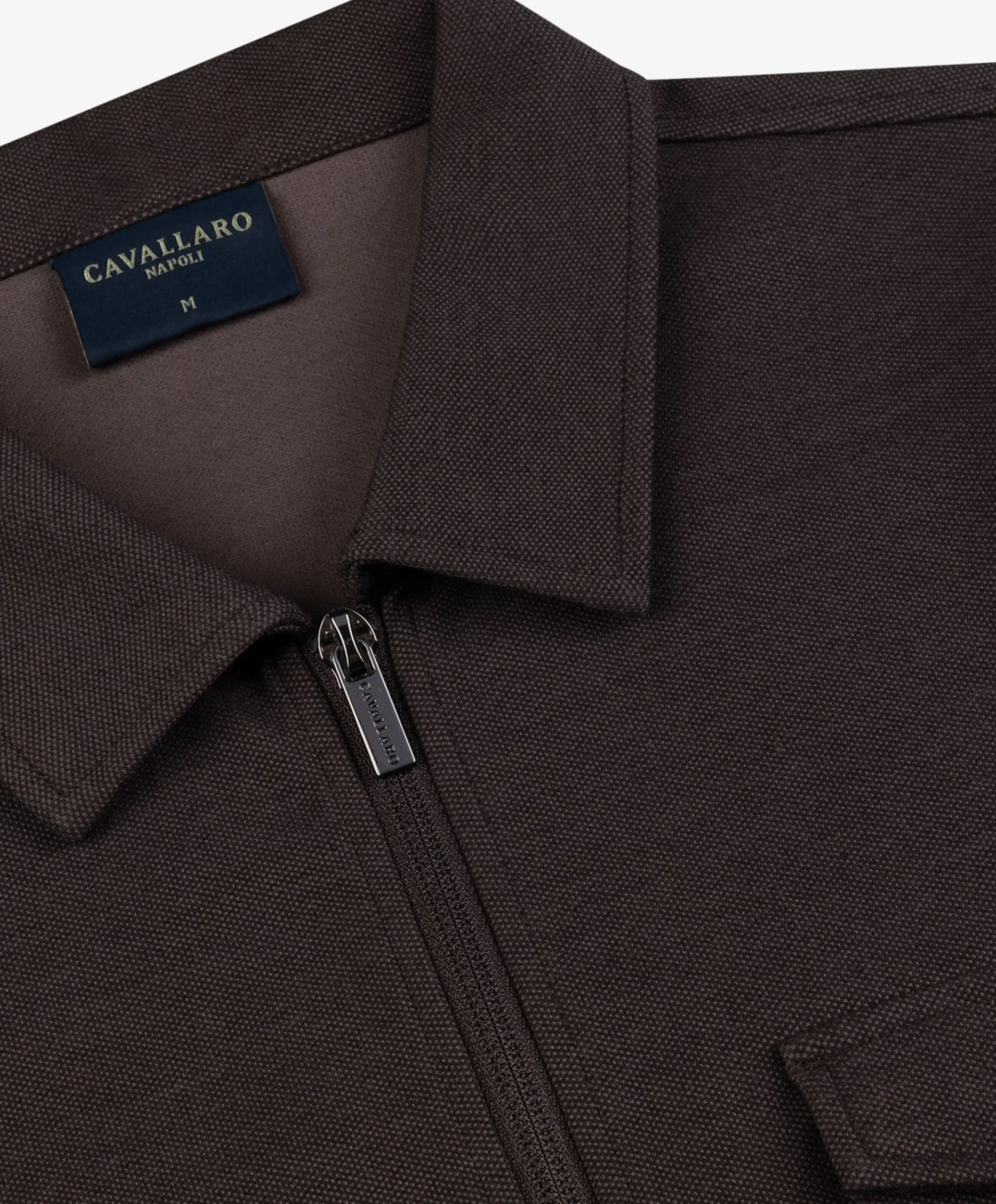 Heren overshirt bruin