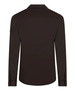 Heren overshirt bruin