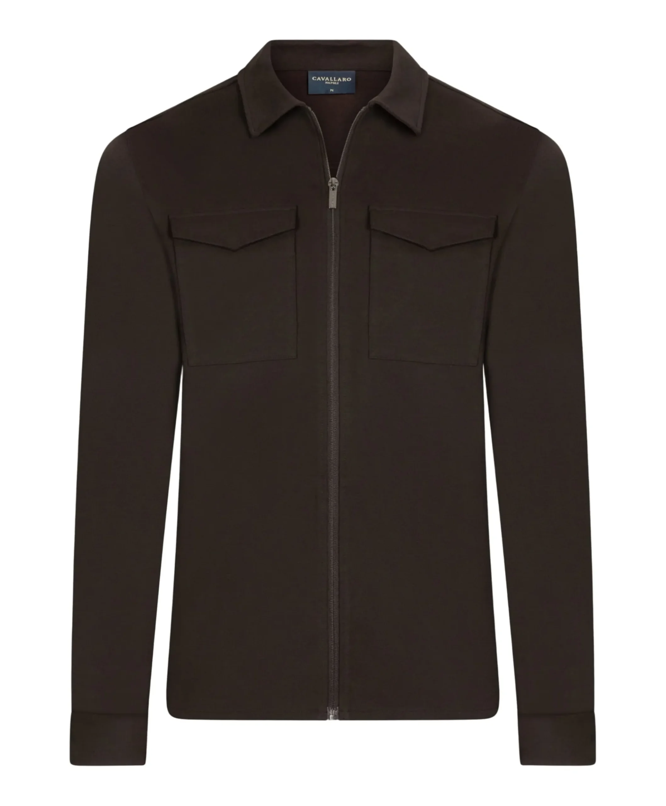 Heren overshirt bruin