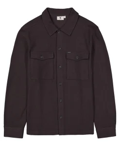 Heren overshirt bruin